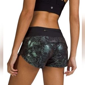 NWOT RARE Lululemon Shorts Black Logo